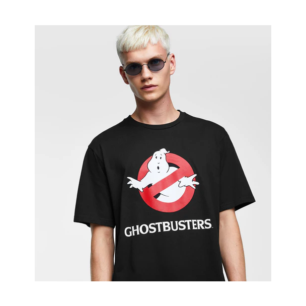 Ghostbusters Vintage Graphic T Shirt Black